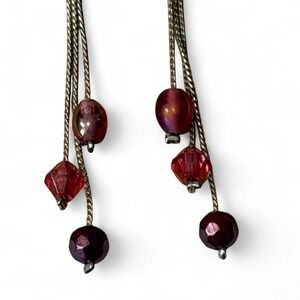 Y2K Beaded Tassel Earrings